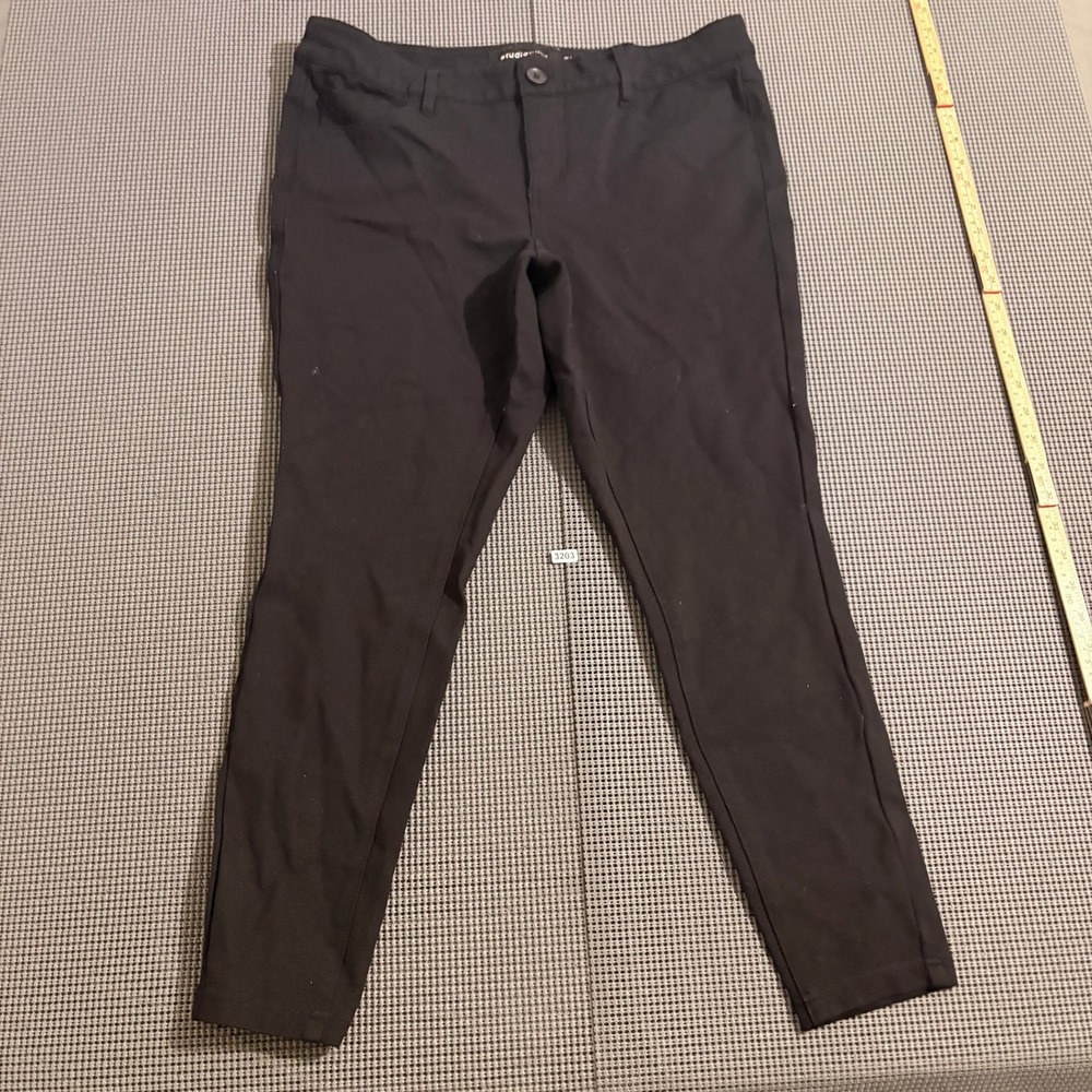 Studio by Torrid Womens Black Skinny Pants Size 12R